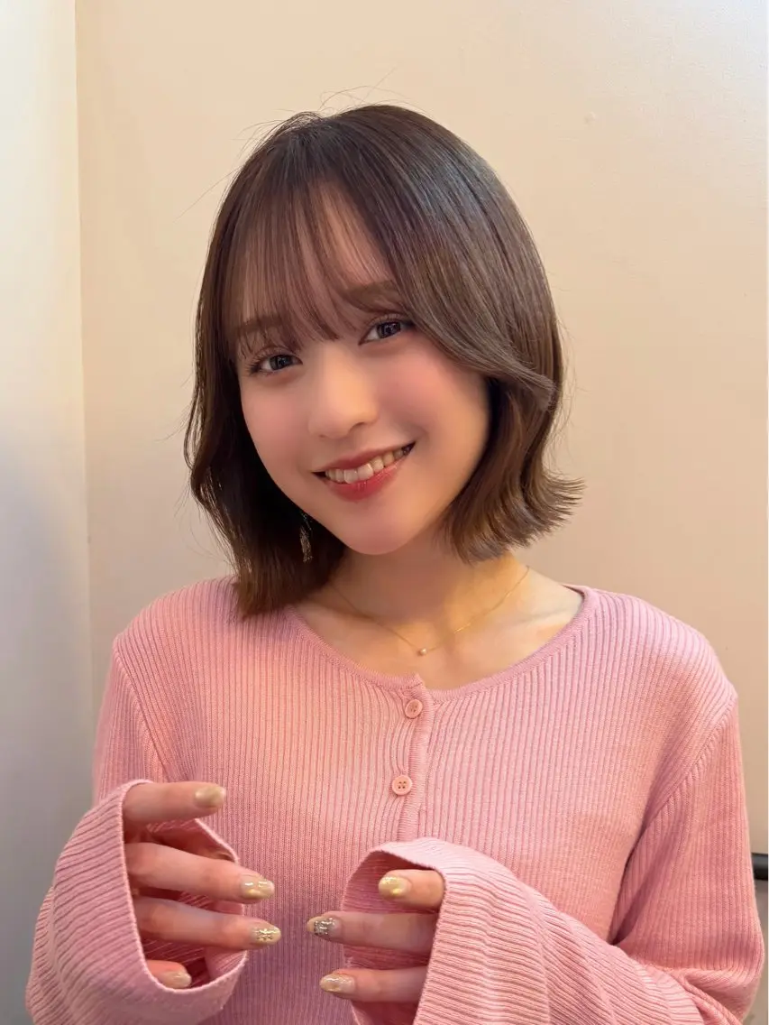 ミディアム カット トリートメント 🍒ボブカット/ moe🍒のヘアスタイル