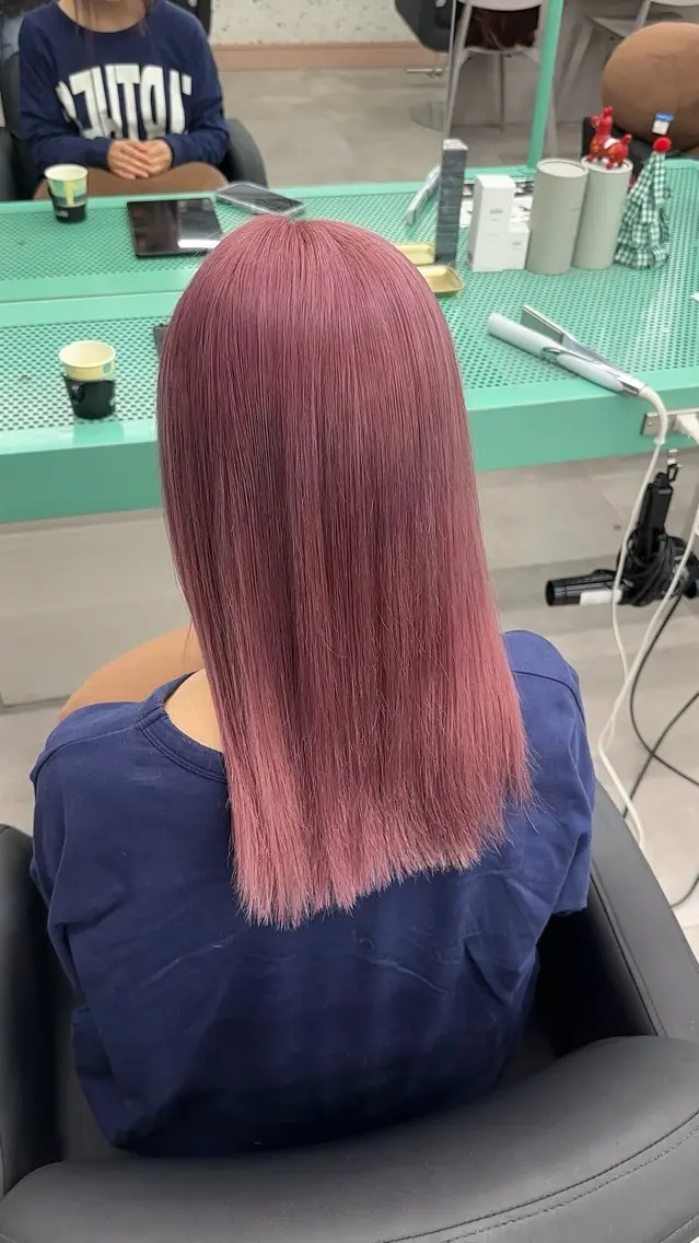 ミディアム カラー カット ヘアカラー トリートメント 💖艶髪&ブリーチ髪 質改善💖舜希のヘアスタイル