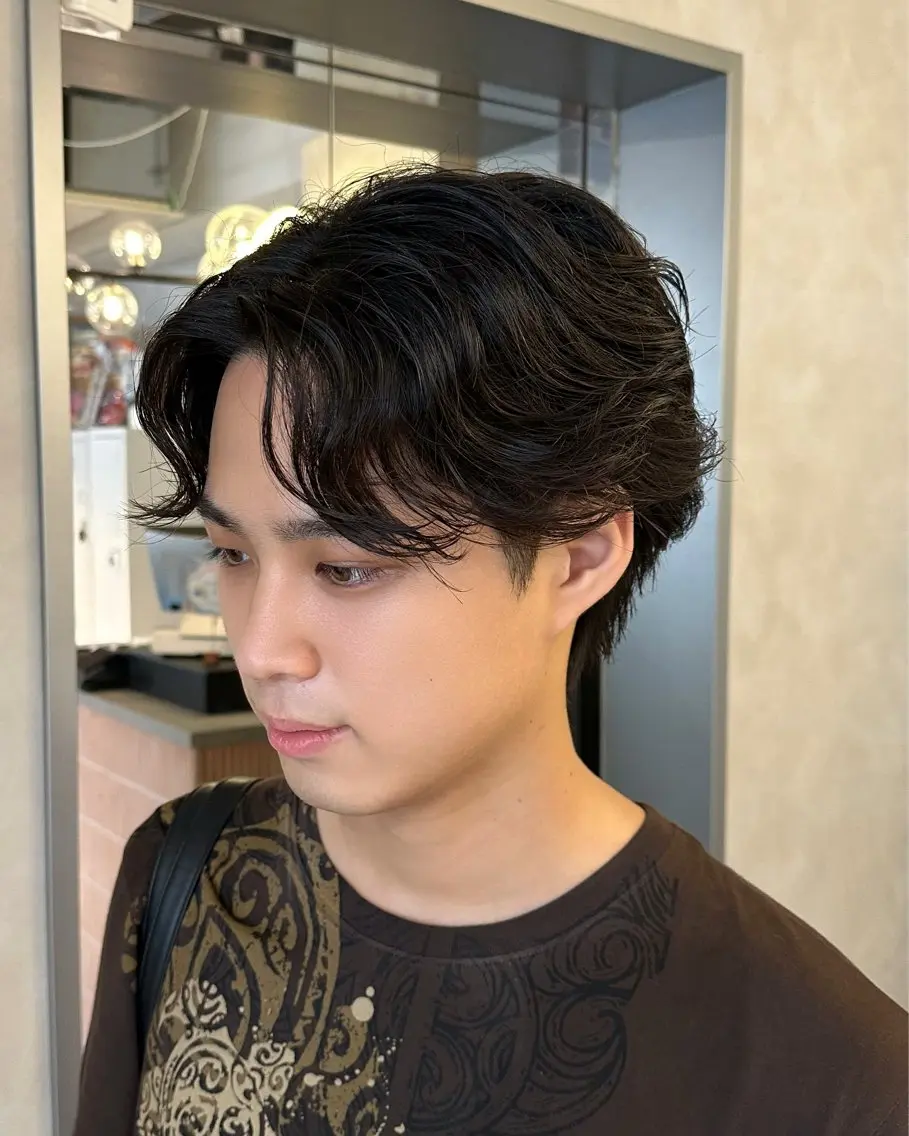 ミディアム カット パーマ hayato / 梅田のヘアスタイル