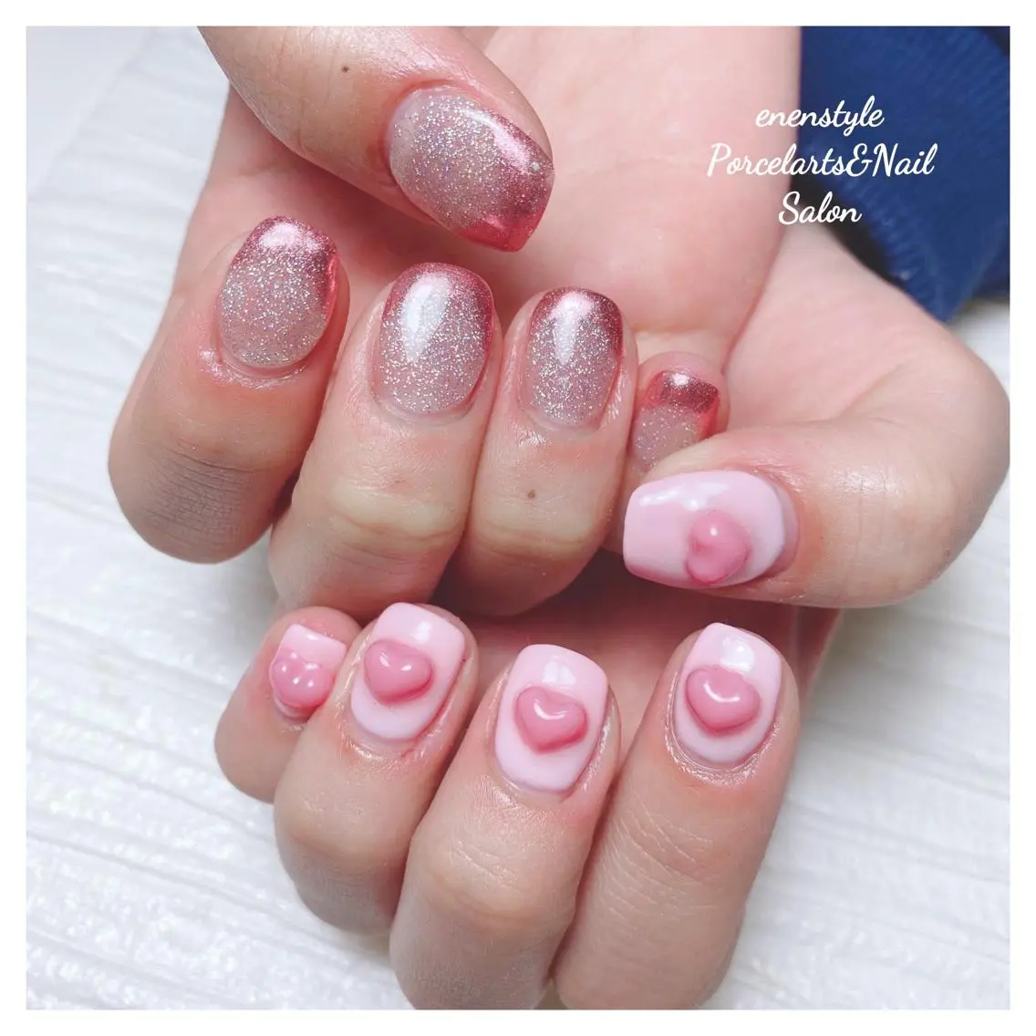 ミディアム ネイル 🐾enen style 🐾のネイルデザイン