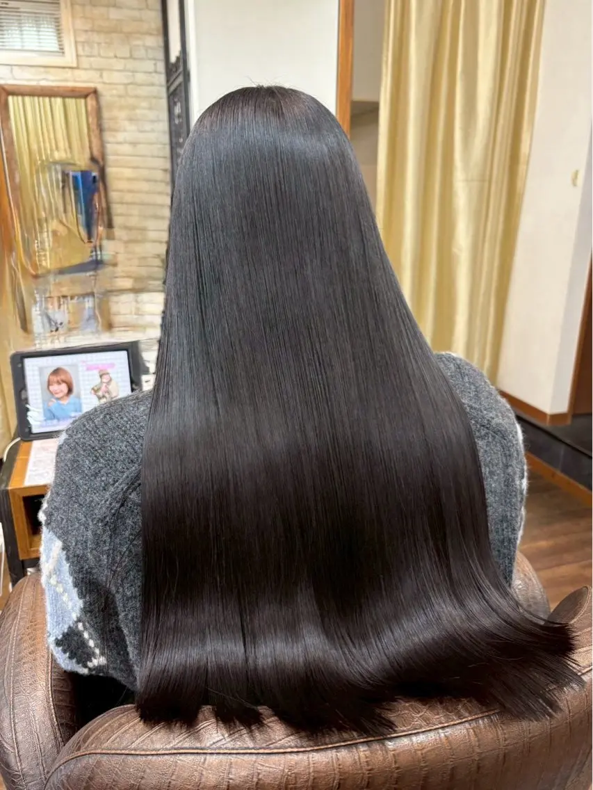ロング ヘアカラー トリートメント みいな カラーモデル募集中!のヘアスタイル