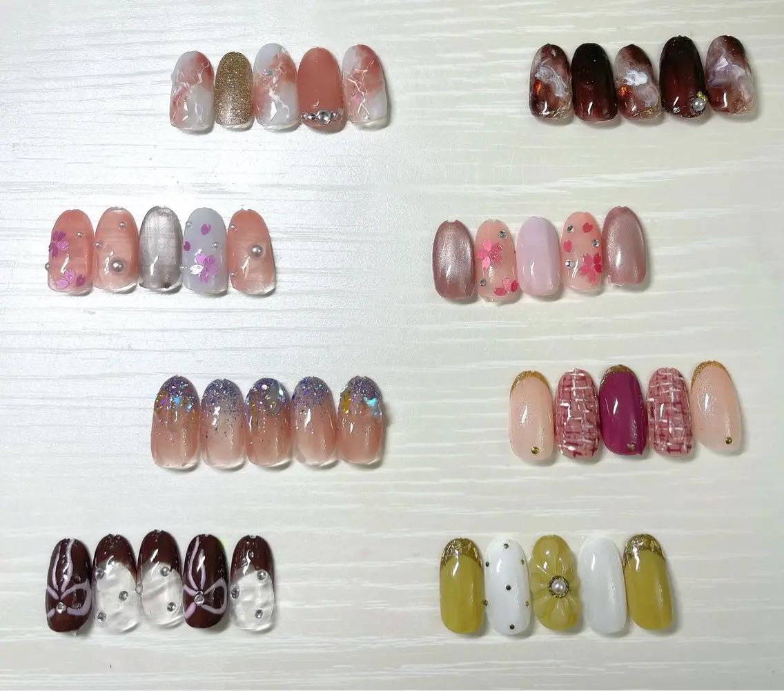 ネイル ラメ(グリッター) ハンドネイル ハンドケア private salonのネイルデザイン