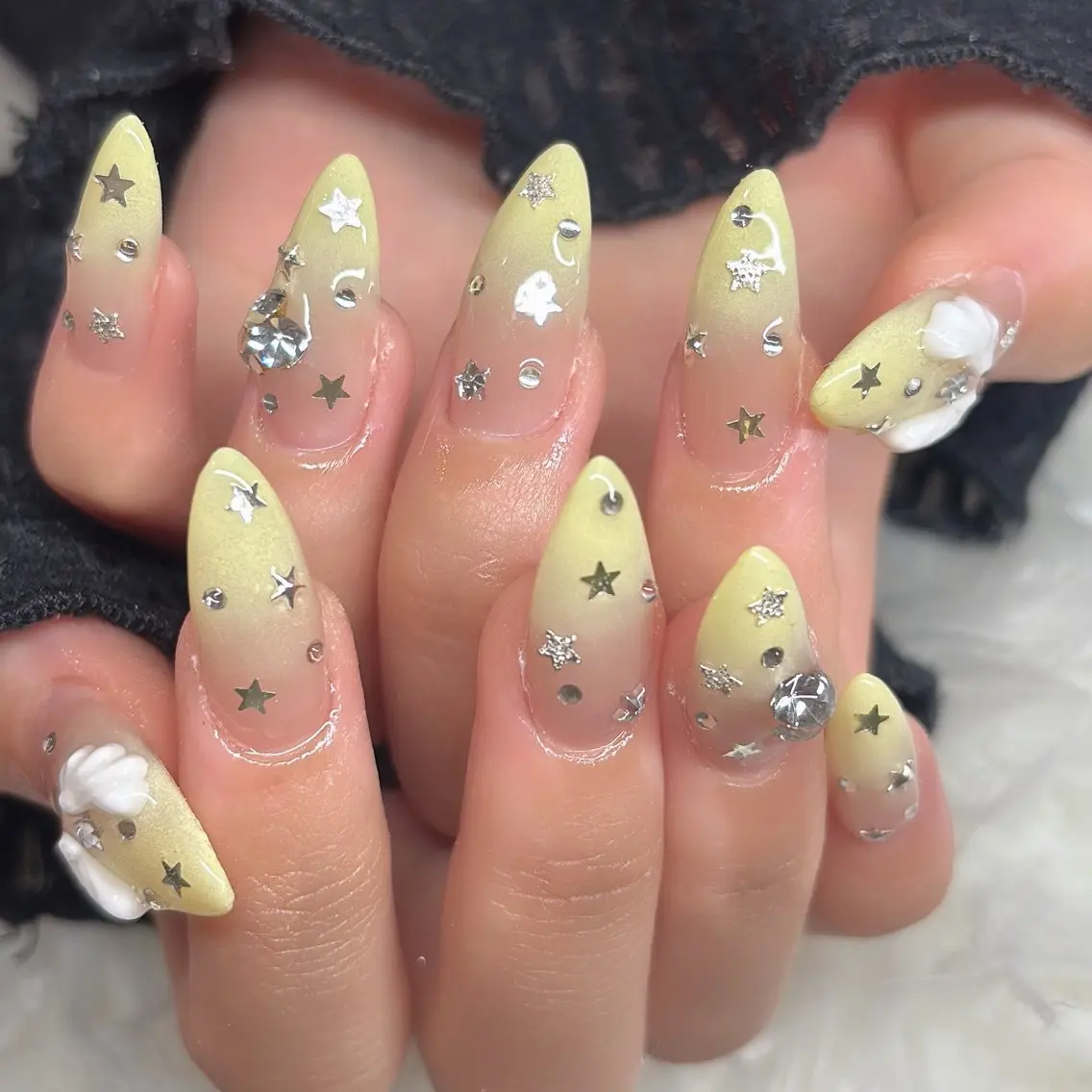 ネイル フレンチネイル 韓国ネイル マグネットネイル ニュアンスネイル オフィスネイル ハンドネイル nail mayのネイルデザイン