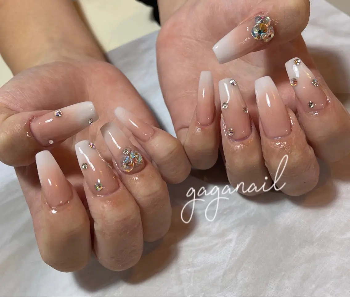 ネイル スカルプネイル nailsalon gagaのネイルデザイン