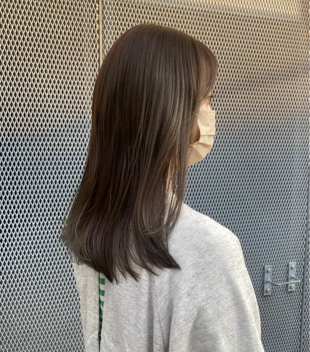 🍊カット+ケアブリーチ(ハイライトorデザインカラー)+2STEPトリートメントの写真