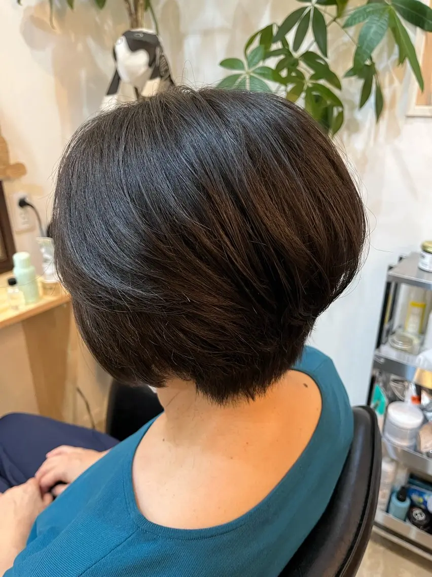 ショート ショートボブ ボブ ショートヘア 山口 晃也のヘアスタイル