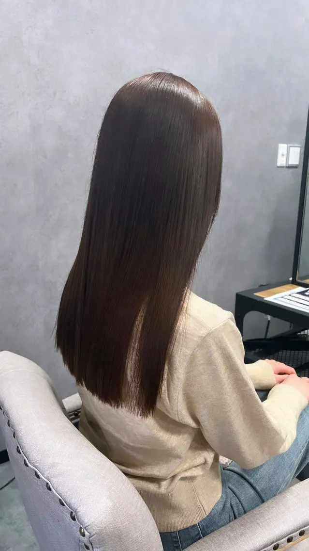 1日2名限定🌟プレミアム縮毛矯正+カット🌟　縮毛矯正の履歴がある方🍀カラーの履歴がある方におすすめですの写真