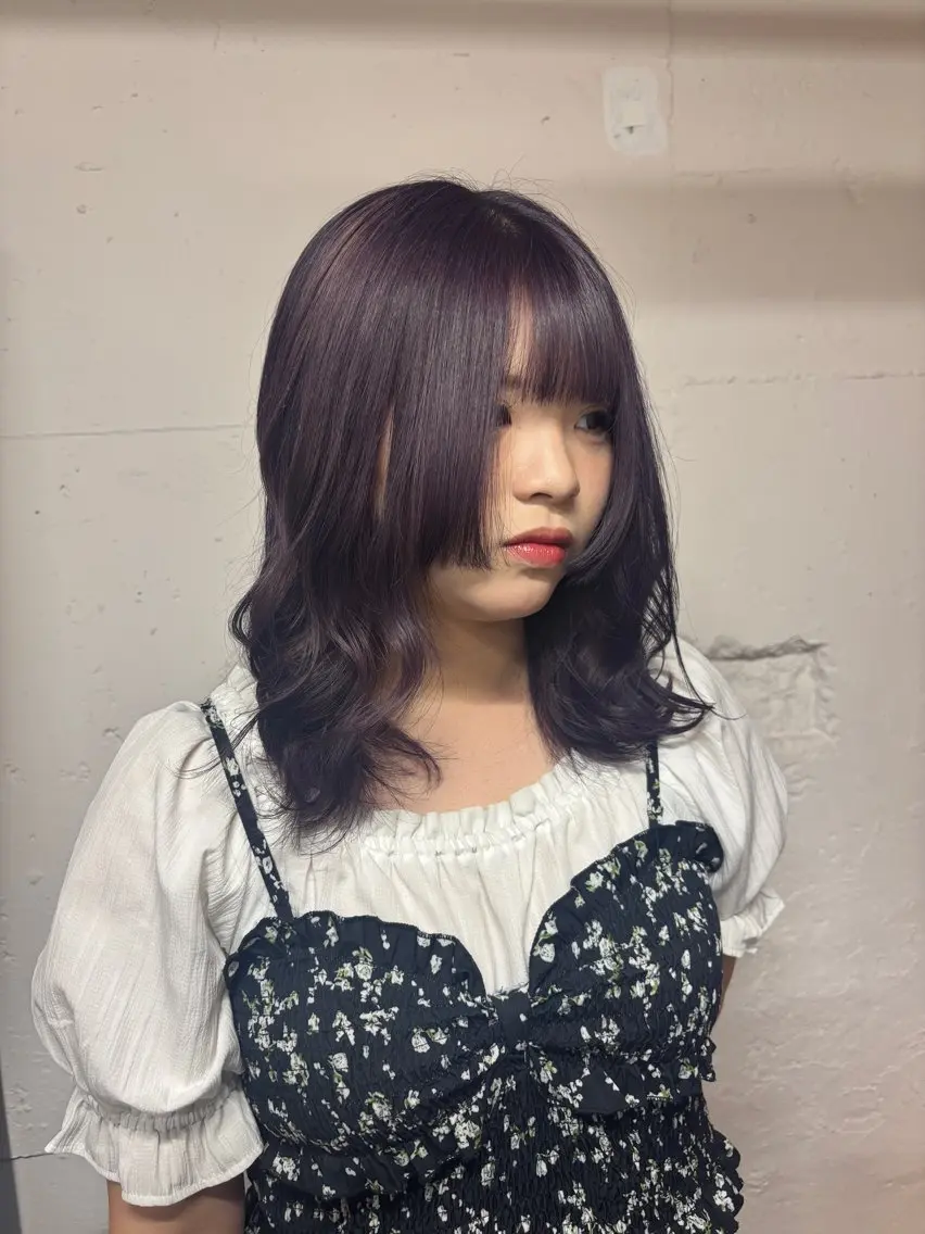 ミディアム カラー 🩵似合わせカット SEIRA🩵のヘアスタイル