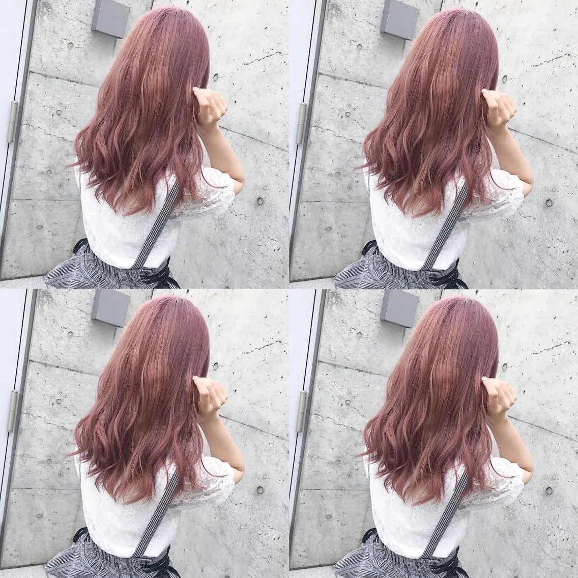 セミロング カラー ヘアアレンジ ヘアカラー トリートメント TAKUMAブリーチ /切りっぱなし🪽のヘアスタイル