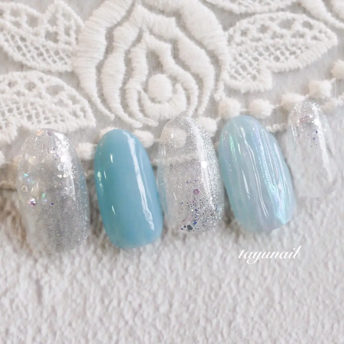 ネイル アートネイル ジェルネイル パラジェル 夏ネイル ネイルサロン 【たゆnail】のネイルデザイン