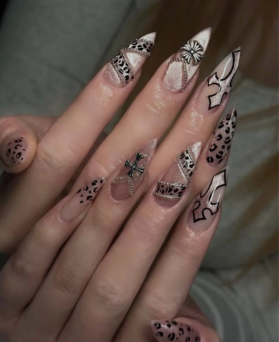 ロング カラー 韓国風ヘア ハンドネイル AMI  NAIL 池袋のネイルデザイン