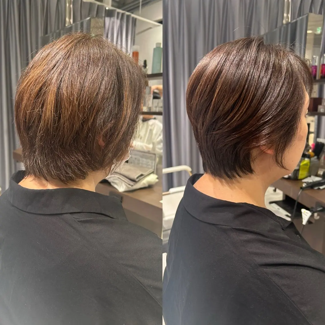 ショート 🫧透明感イルミナ カラー🫧三浦菜々子のヘアスタイル
