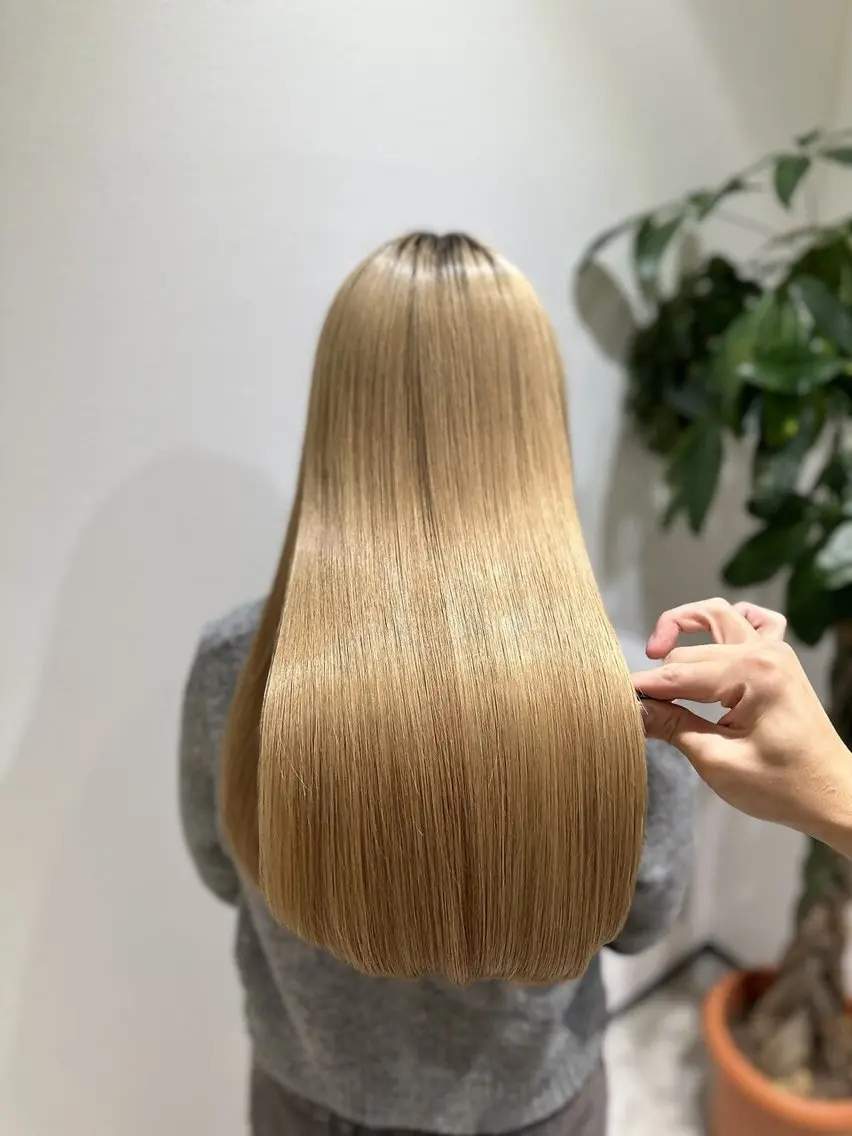 ロング カット 縮毛矯正 トリートメント 美髪矯正🫧艶髪特化 🫧関口太郎のヘアスタイル