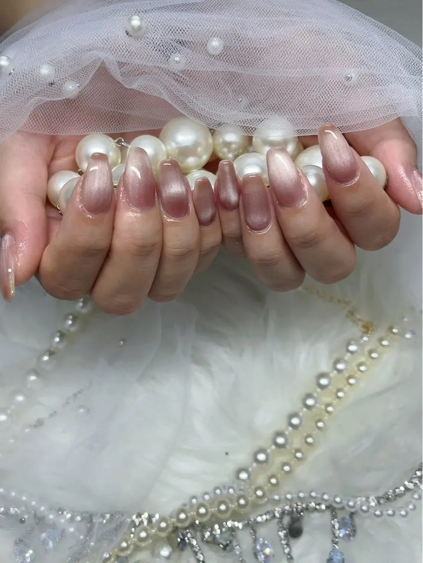 ネイル 長さ出し マグネットネイル ハンドネイル ハンドケア my nail plus野江内代のネイルデザイン