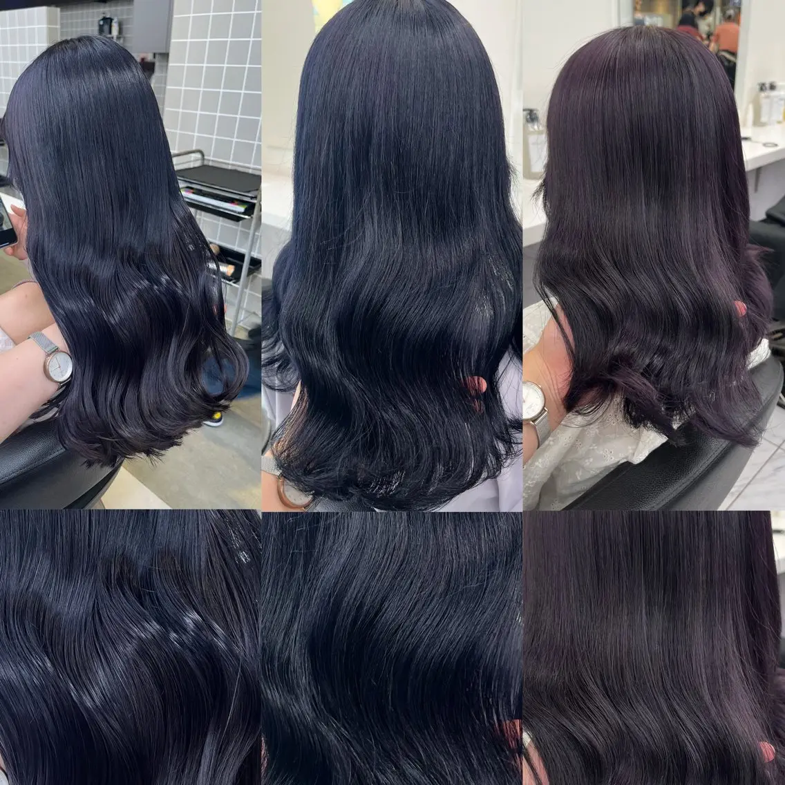 ロング ヘアカラー トリートメント ヘッドスパ ヘアセット 寒色/ベージュヘア ブリーチありMiOのヘアスタイル