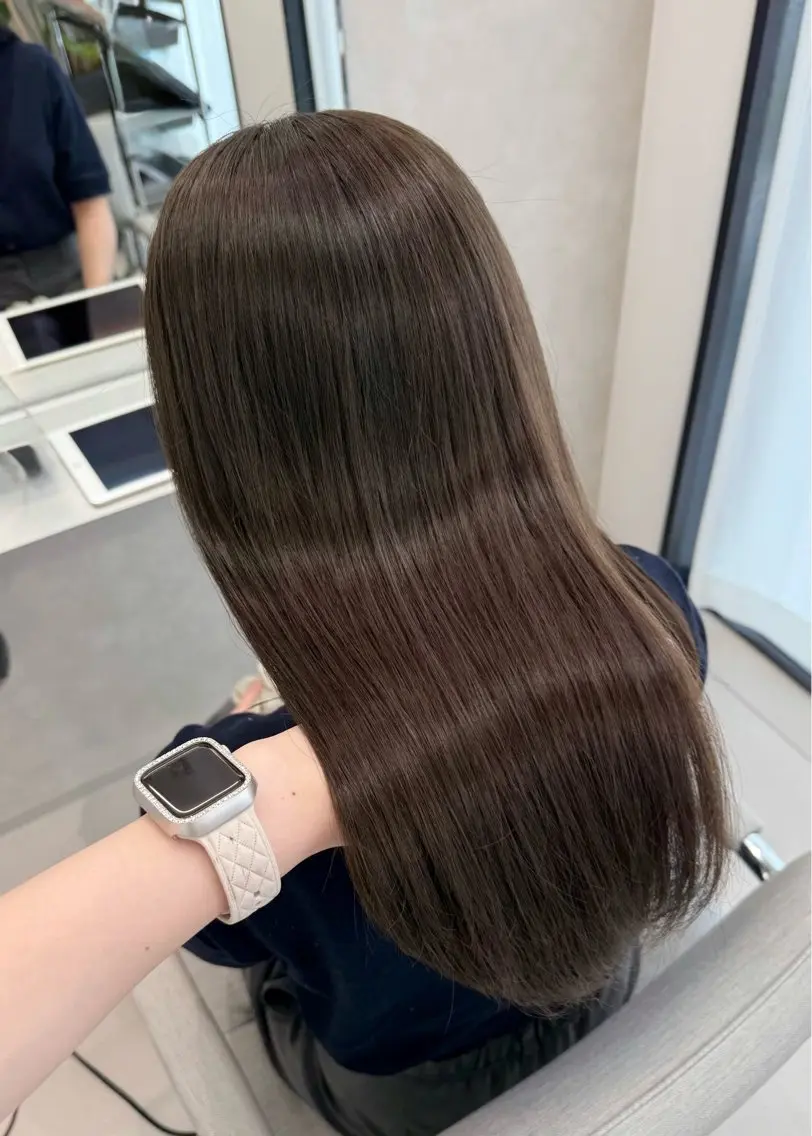 セミロング カラー ベージュカラー 透明感カラー 澤 佑華 🎀 透明感カラーのヘアスタイル