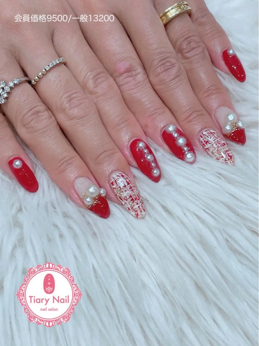 ネイル ハンドネイル TiaryNail 💎Kのネイルデザイン