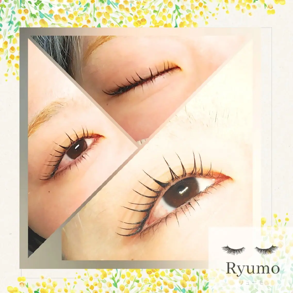 マツエク・マツパ マツパ Ryumoリューモ 山﨑のマツエク・マツパデザイン