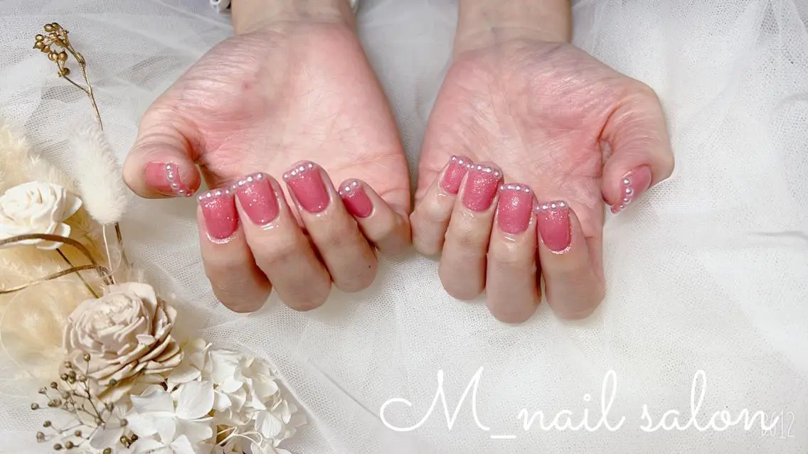 ネイル シンプルネイル M_ nail salonのネイルデザイン