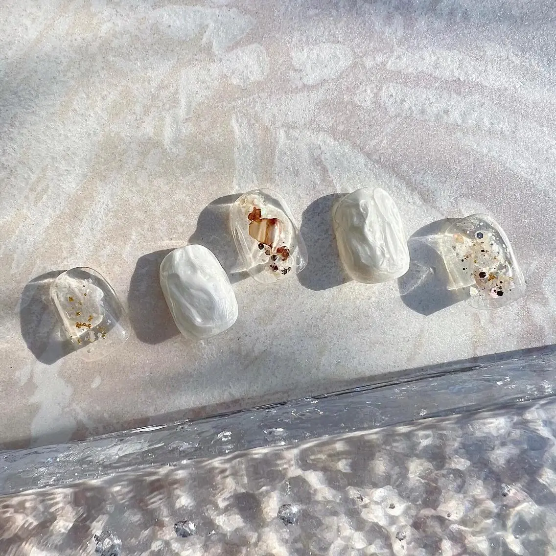 ネイル ニュアンスネイル ショートネイル gemickle nailのネイルデザイン