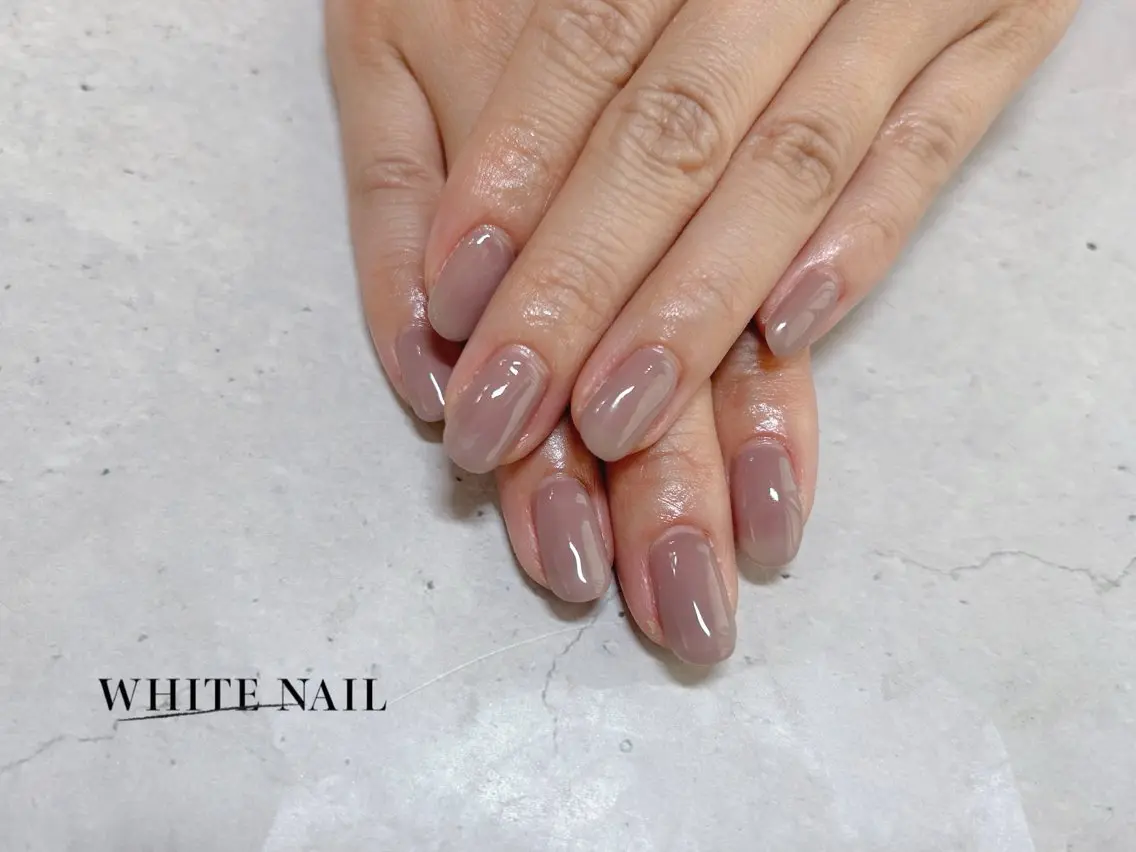 ネイル ハンドネイル WHITE NAIL ホワイトネイルのネイルデザイン