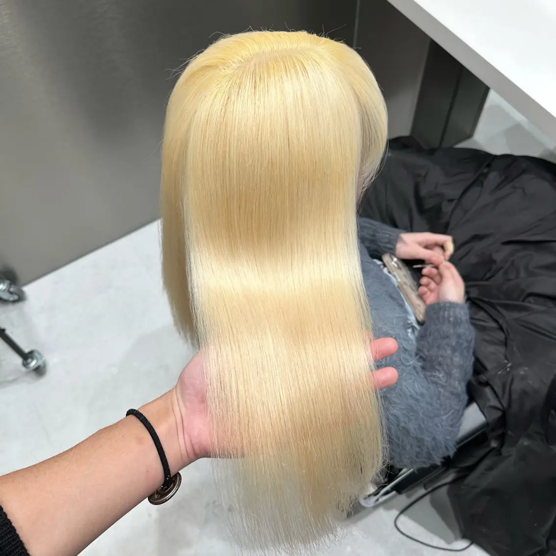 ロング カラー ヘアカラー 💫艶ハイトーン×髪 質改善💫リュウトのヘアスタイル