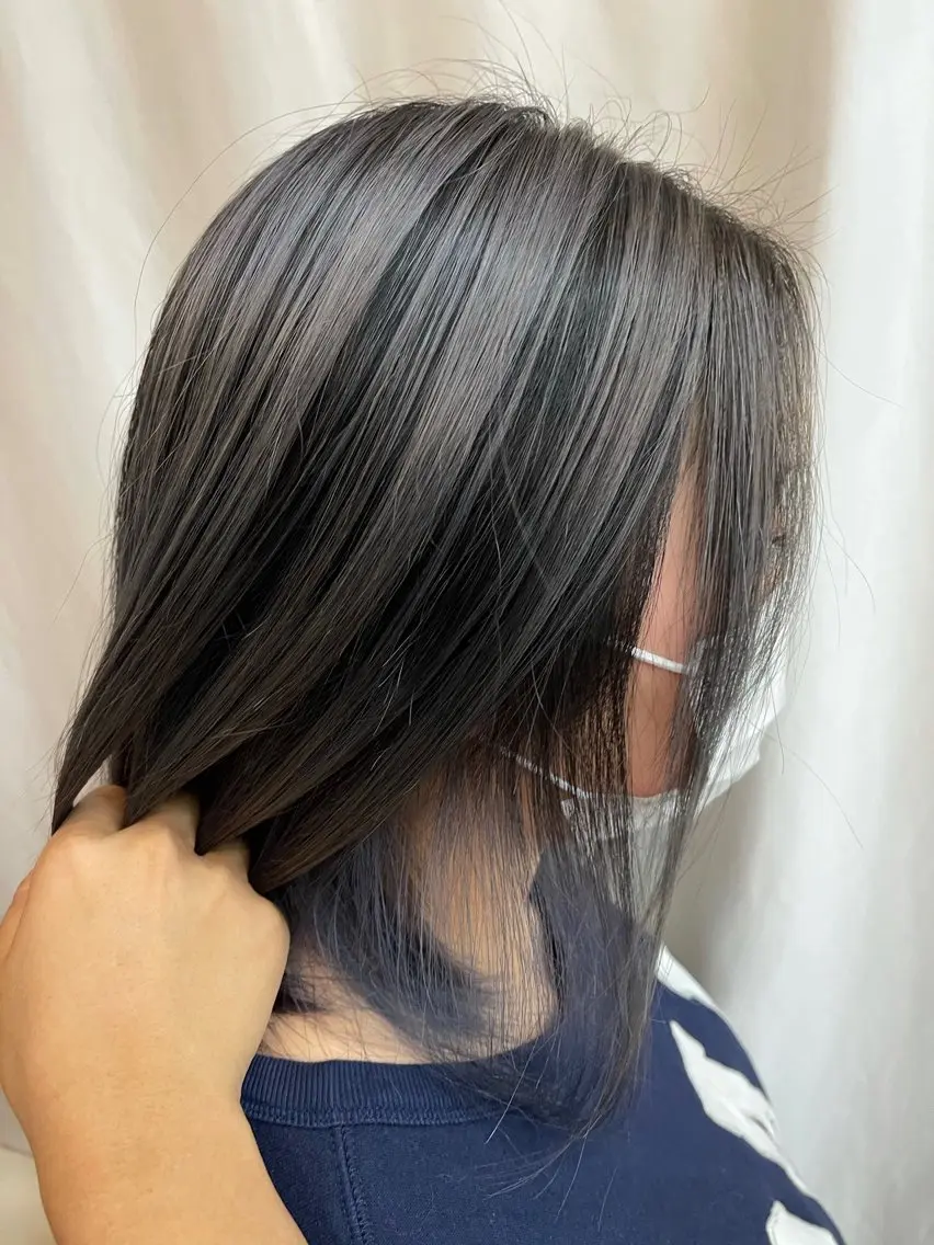 ミディアム 新宅 綾乃のヘアスタイル