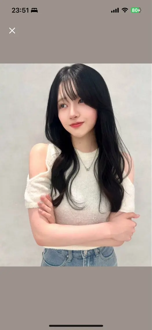 ロング リノ🖤艶髪 カラー🖤🇰🇷のヘアスタイル