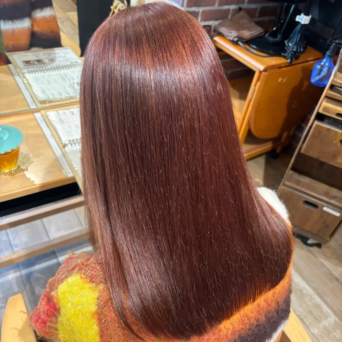 ロング カット ヘアカラー トリートメント 美奈 🫧のヘアスタイル