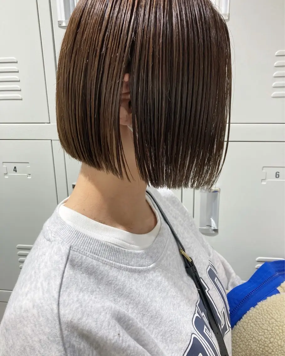 艶カラー＋トリートメントの写真