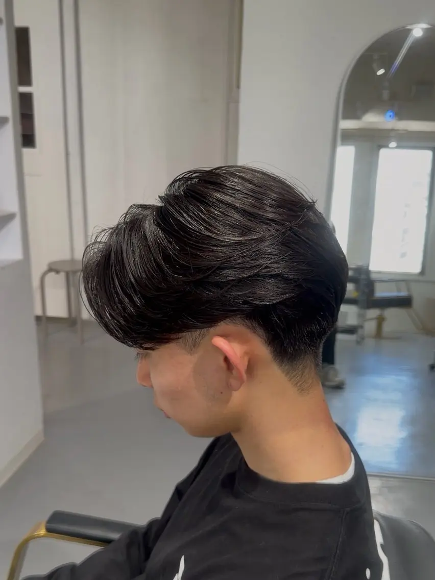ショート メンズ カット 縮毛矯正 札幌メンズ専門 星雅哉のヘアスタイル