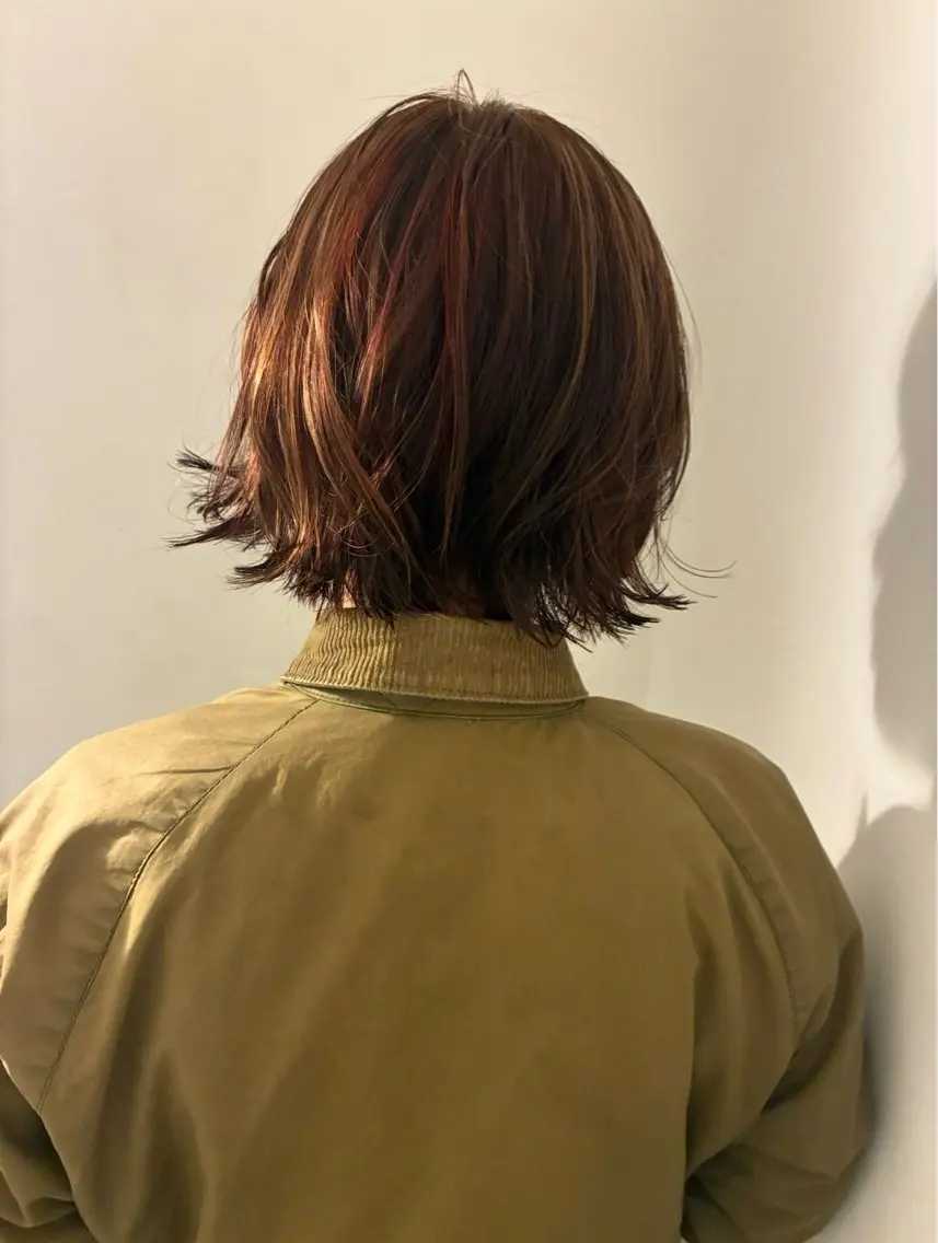 ショート カット ヘアカラー トリートメント パーマ/カラー 特化のヘアスタイル
