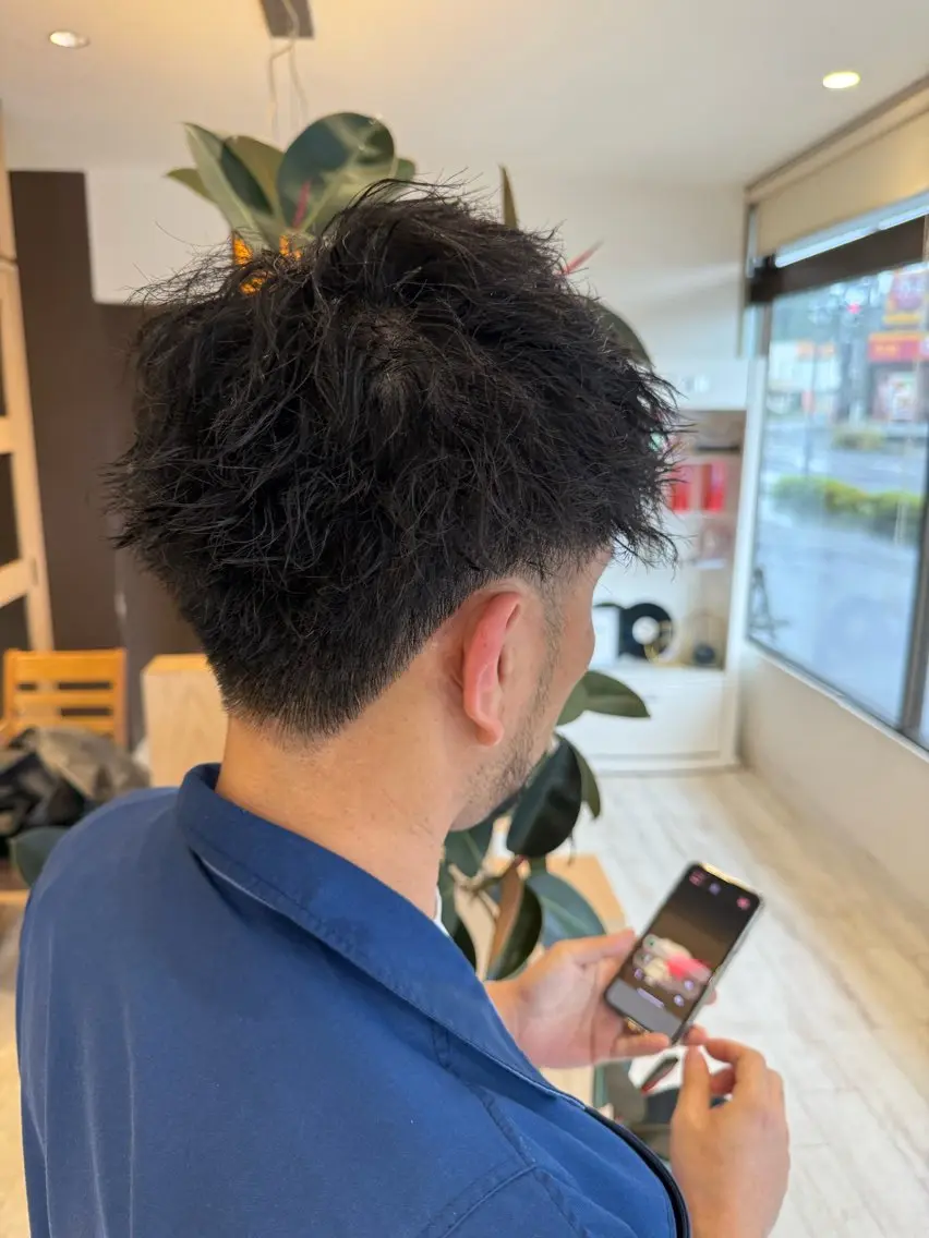 💇🏻♂️新規様限定 メンズカット+ツイストスパイラル+シャンプーブローの写真