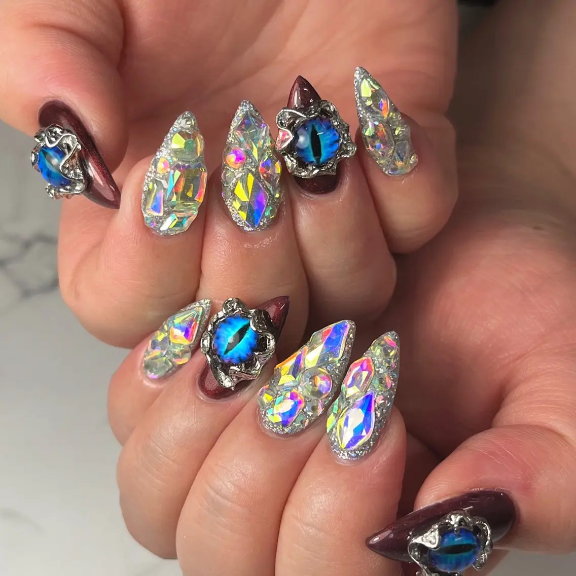 ネイル ボルドー ワンカラーネイル ハンドネイル NAIL NOWのネイルデザイン