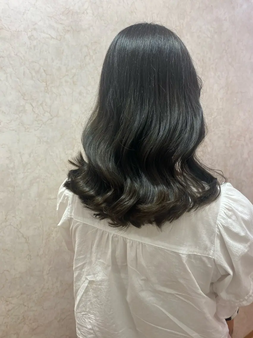 セミロング angelica 🌸ayaka🌸のヘアスタイル