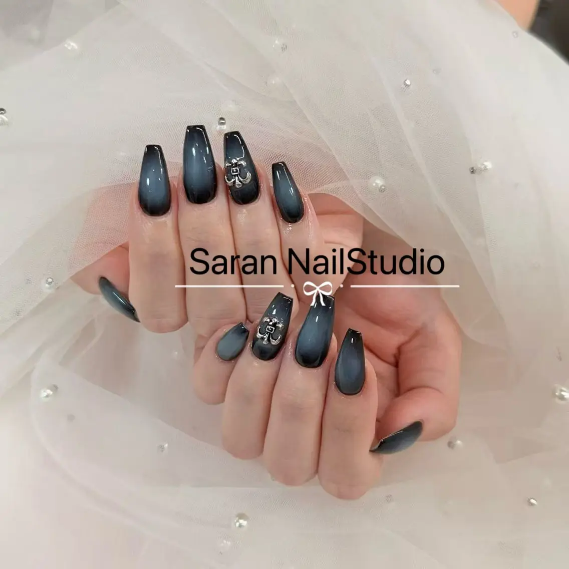 ネイル ハンドネイル miho💦 Saran nailのネイルデザイン