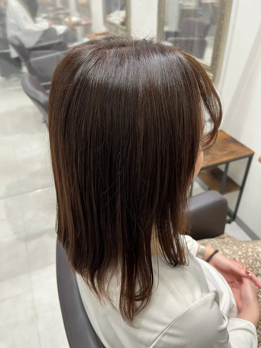 ミディアム カラー ヘアカラー risa🌟池袋/ カットモデル/カラーのヘアスタイル