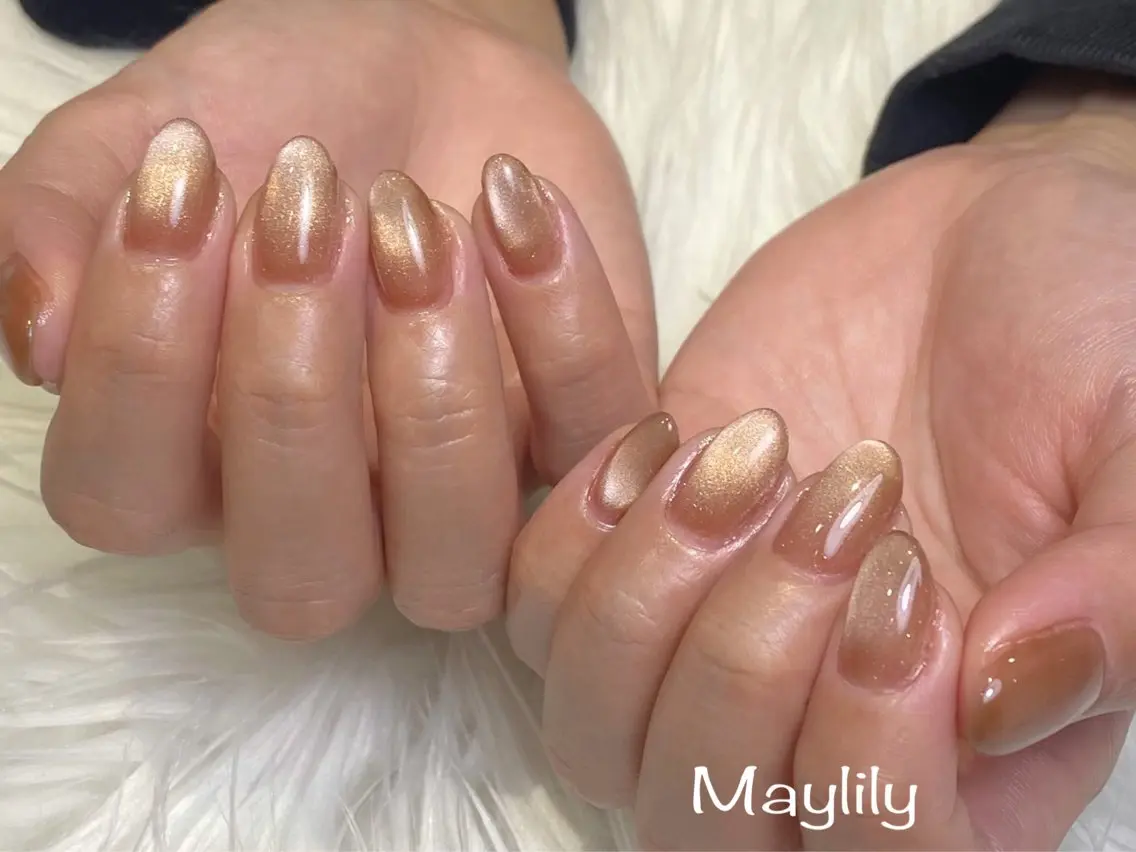 ネイル マグネットネイル ハンドネイル Nail salon Maylilyのネイルデザイン