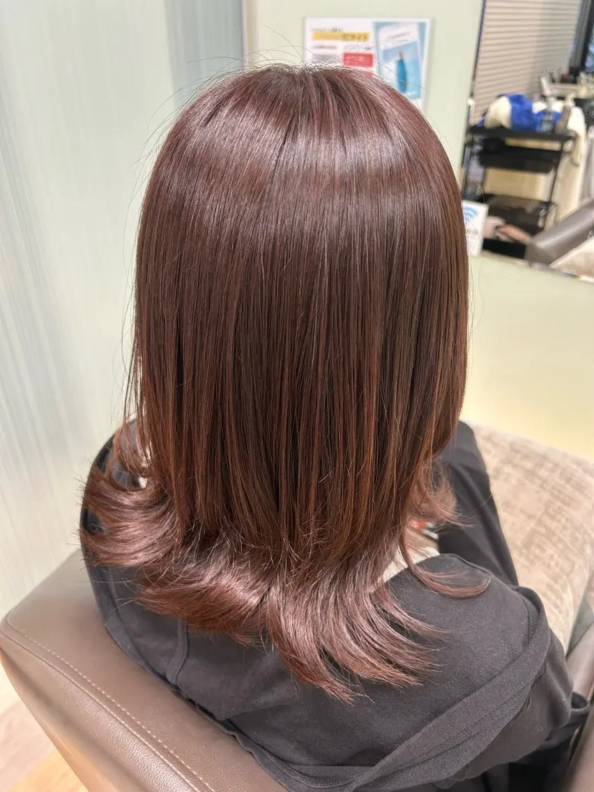 セミロング ヘアカラー カット⚡️カラー🫧 募集中/愛海のヘアスタイル