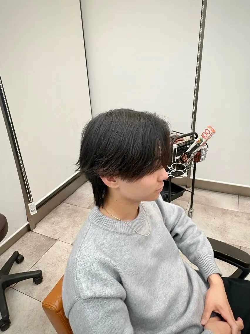 メンズ メンズパーマ 中村 温大のヘアスタイル