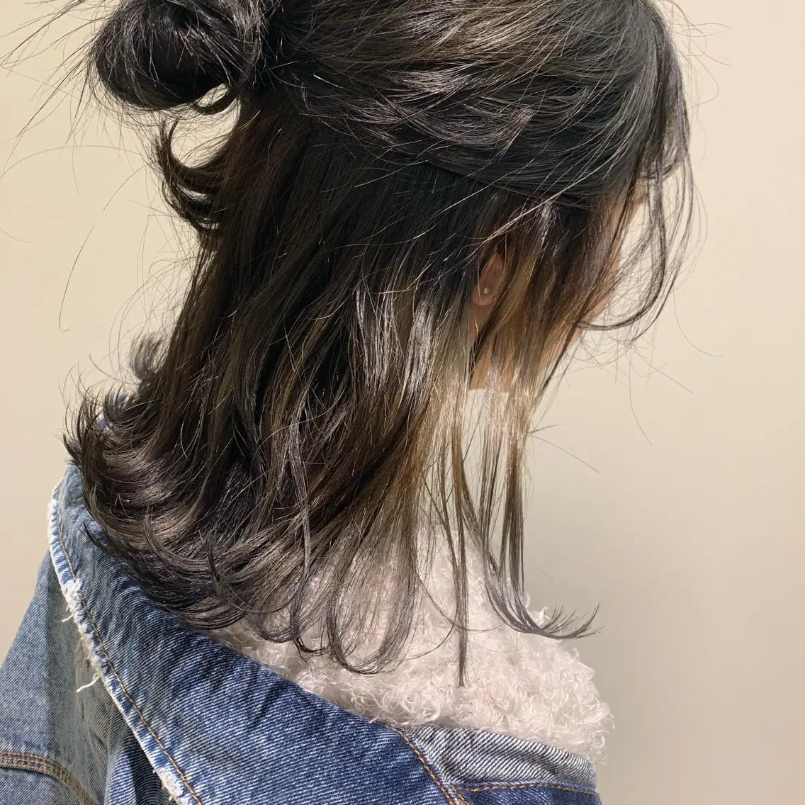 ミディアム カラー ヘアアレンジ インナーカラー ボブ指名No.1/ ボブパーマ/ユキのヘアスタイル