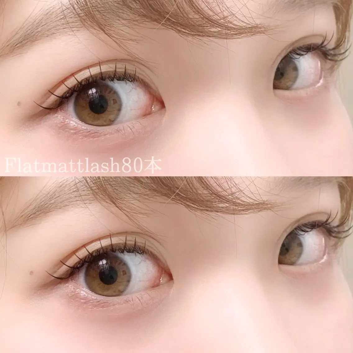 マツエク・マツパ フラットラッシュ eyelash "Koa"🕊🤎のマツエク・マツパデザイン