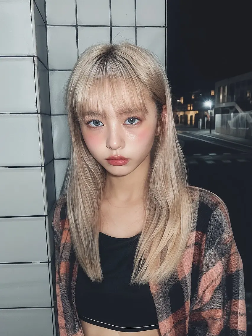 ロング ヘアカラー トリートメント ココ ルアナのヘアスタイル