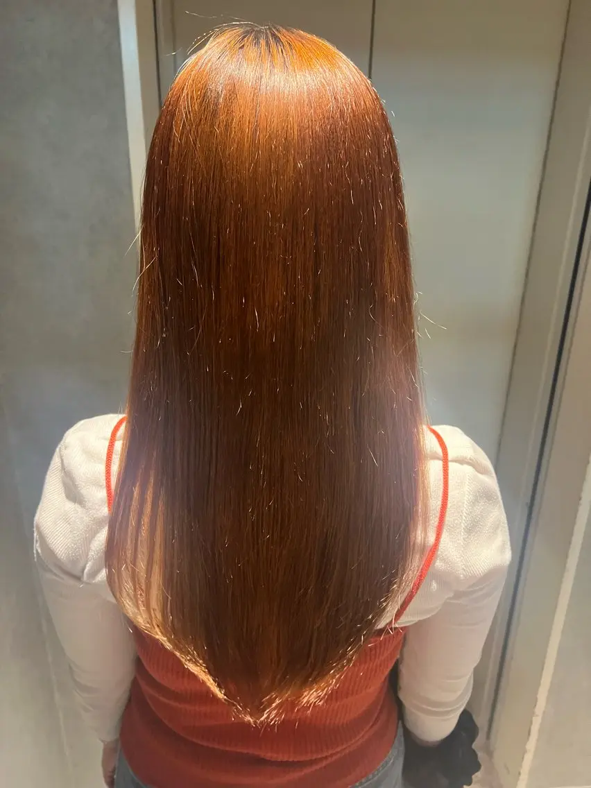 カット 縮毛矯正 トリートメント 安岡 稜太のヘアスタイル