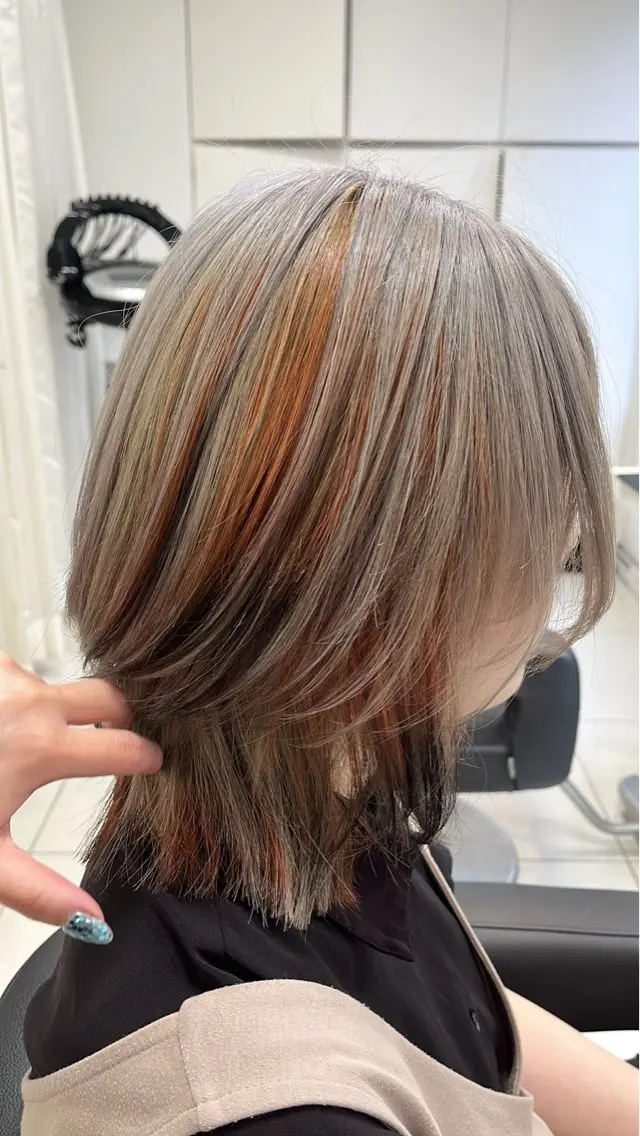 ロング カラー カット ヘアカラー トリートメント ヘッドスパ 透明感【カラー支持率 No.1】リノ🪐のヘアスタイル