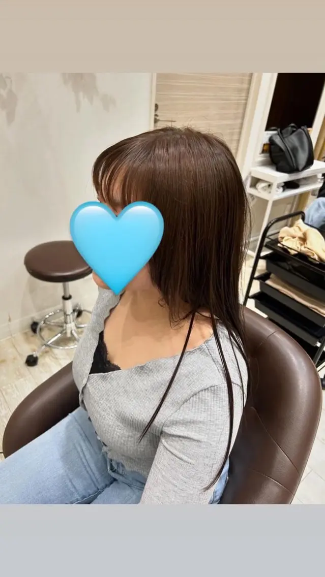 ロング カラー ベージュカラー ブリーチ ブリーチなしカラー 池田 翔元のヘアスタイル