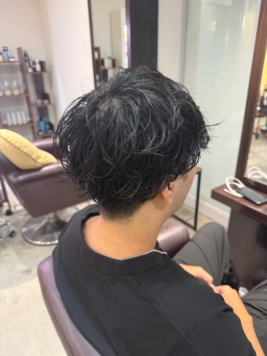 パーマ メンズ カット パーマ カ ズ サ ✴︎のヘアスタイル