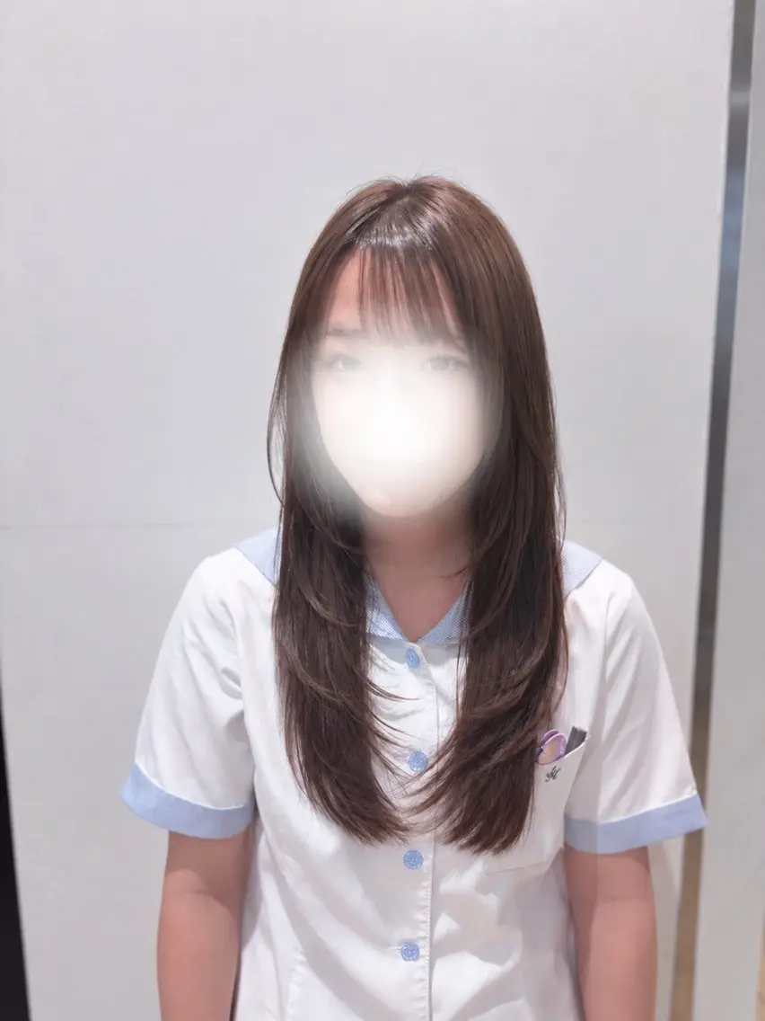 無料カットモデル✂︎韓国風顔まわりレイヤーカット(シャンプー込み)の写真