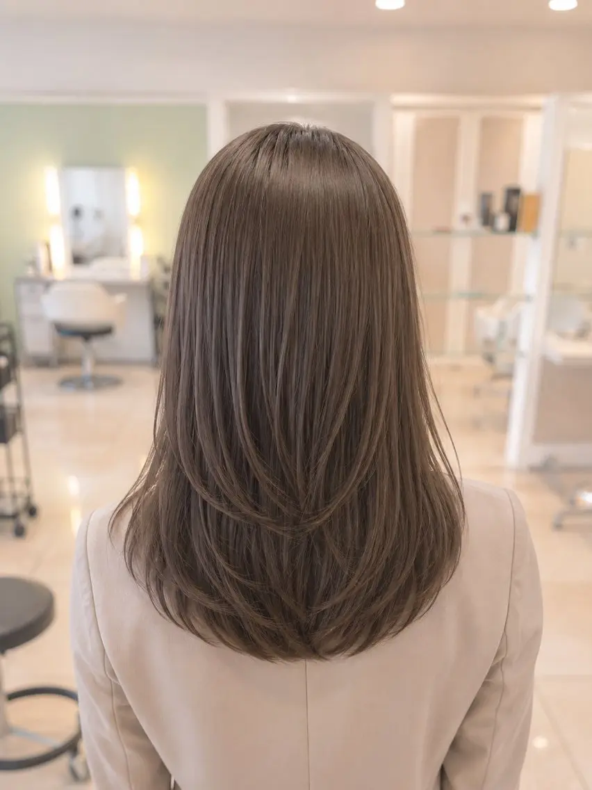 ロング カラー カット ヘアカラー トリートメント 金子 直樹のヘアスタイル