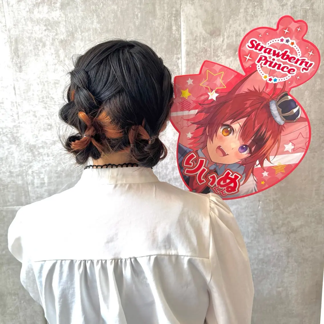 ミディアム ヘアアレンジ ヘアセット ヘアメ🎀ハイトーン 🩵エクステ🪄しほのヘアスタイル